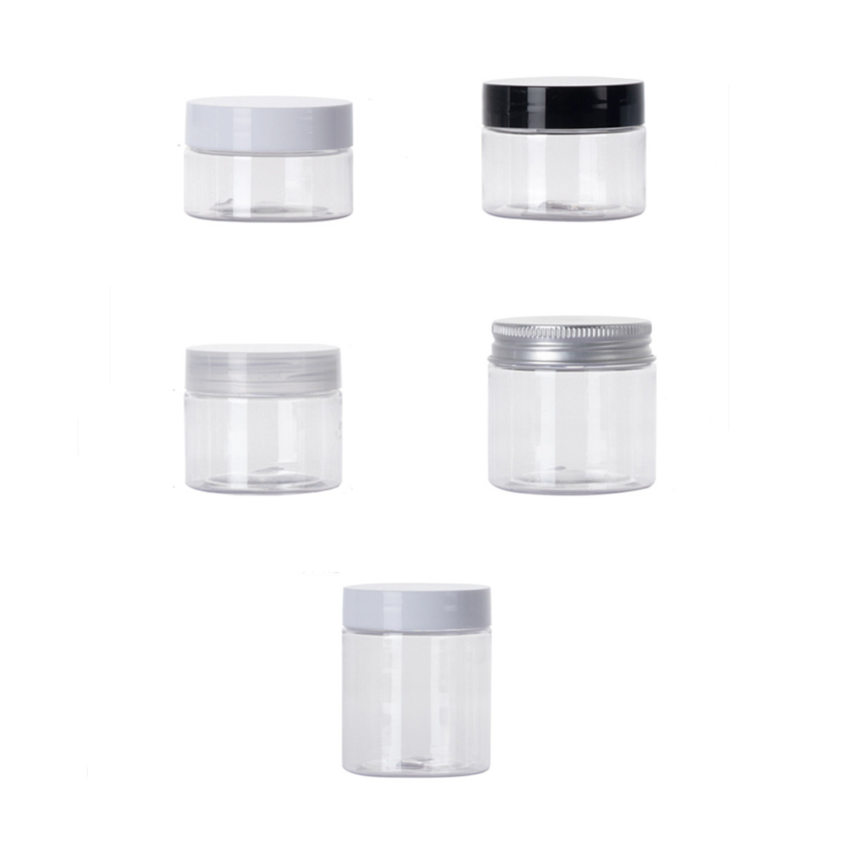 Mason Jar 8Oz - Tarro Redondo de Plástico PET de