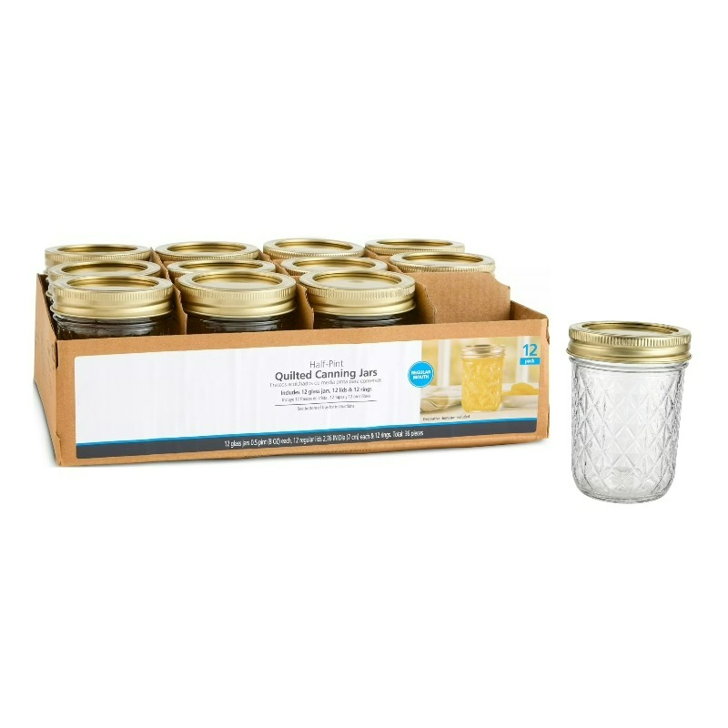 Mason Jar 8Oz - Tarros Mason de 8 oz, de