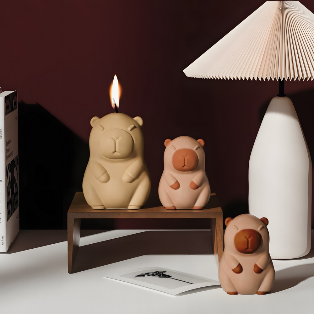 Vela aromática de capibara de  - Candle Supplies Store reseña y precio