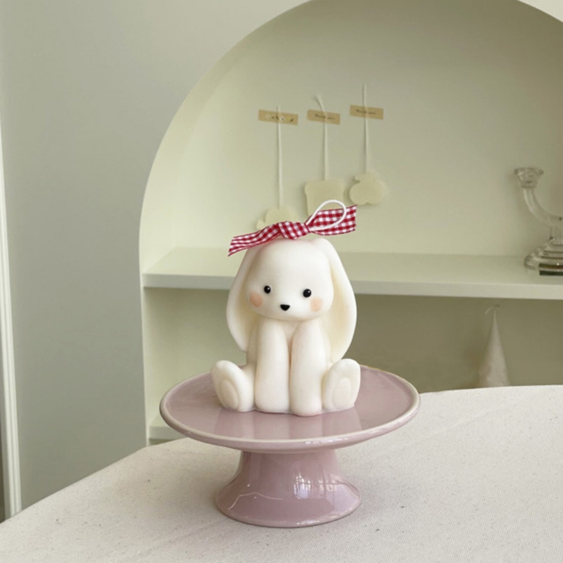 Conejo sentado, molde de vela  - Candle Supplies Store reseña y precio